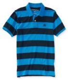 a87 bar stripe jersey polo